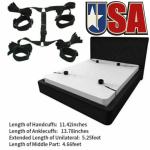 Bed Restraints Sex Tie Downs Mattress Bed Set Legs Arms Set Wrist Ankle Straps