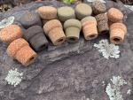 CORK RINGS  ASSORTED LARGE BUTT CAP / END CAP,14 CAPS 2 EACH STYLE   SAVE!