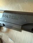 Realistic Toy Gun Colt 1911 Shell Ejecting EVA Foam Blaster Pistol 2 Clips Bonus