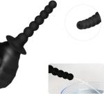 Enema Bulb, Anal Cleaner with 2 Replaceable Nozzles 380ml Silicone Unisex Shower