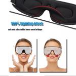 3D Travel Silk Eye Mask Sleeping Soft Padded Shade Cover Rest Relax Blindfold US