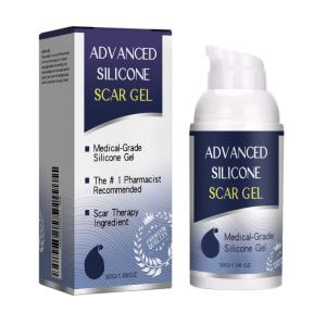 Advanced Silicone Scar Gel Cream, for Surgical Scars, Stretch Marks, Acne