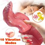 Oral-Clit-Licking-Vibrator-Tongue-Massager-Sucking-for-Women Toys use Lubricant