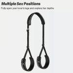 Bondage Leg Straps Thigh cuffs Restraints Belt Body Harness Adults Couple Black