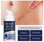 Advanced Silicone Scar Gel Cream, for Surgical Scars, Stretch Marks, Acne