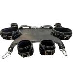 Real Cowhide Leather Heavy Duty Snug Fit Restraints Set Adjustable