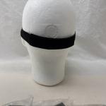x5 XGO Black Blindfolds 100% Polyester One Size Made in USA Sleep Mask Eye Cover