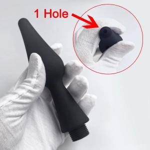 1Pcs, Silicone Butt Flush, Plug-In Shower Enema, Anal Dilators, Toilet Cleaner, 