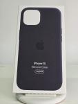 Genuine Apple iPhone 15 Silicone Case w/Magsafe - Black - Open-Box