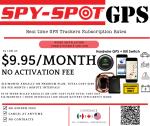 Spy Spot 4G Hard Wire Kill Switch GPS Vehicle Tracker - Black, 2 x 1.8 x 1 in