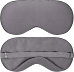 Sleep Mask - Dark Gray, 100% Viscose Derived from Bamboo - Lightweight Eye Mask 