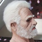 Realistic Halloween Latex Human Wrinkle Face Mask Old Man Full Head Headwear US