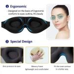 Pop 3D Sleeping Eye Mask for Men Women Soft Pad Blindfold Cover Travel Sleep USA