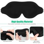3D Travel Silk Eye Mask Sleeping Soft Padded Shade Cover Rest Relax Blindfold
