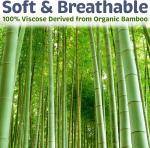 Sleep Mask - Dark Gray, 100% Viscose Derived from Bamboo - Lightweight Eye Mask 