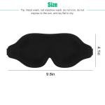 3D Travel Silk Eye Mask Sleeping Soft Padded Shade Cover Rest Relax Blindfold