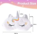 Sleep Mask for Kids Girls,3Pack,Unicorn Sleep Mask,Cute Animal Eye Mask for Prin