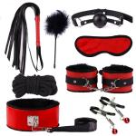 Bondage Couples Love Aid Straps BDSM Belt Handcuffs Ankle Cuffs 8 pieces