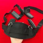 Nylon Bed Restraint Handcuffs Ankle Cuffs Open Leg Straps for Bondage Slave BDSM
