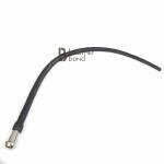 Bull Whip 2.6 Foot 8 Plaits Cow Hide Leather Bullwhip Black Single Tail 