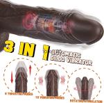 Thrusting Dildo Realistic Lifelike Real Dong Suction Cup for Women use Lubricant