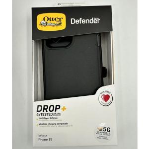Otterbox Defender With Holster For iPhone 15, Black Case