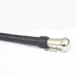 Bull Whip 2.6 Foot 8 Plaits Cow Hide Leather Bullwhip Black Single Tail 