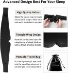 Silk Sleep Mask for Women Men, Mulberry Silk Eye Sleeping Mask & Blindfold with