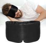 Silk Sleep Mask for Women Men, Mulberry Silk Eye Sleeping Mask & Blindfold with