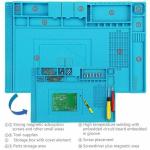 Phone Repair Silicone Pad Magnetic Work Mat Screwdriver Pad for IPhone X 8 7 6