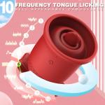 Licking-Rabbit-Vibrator-Nipple-Clit-Licking-Massager-Women-Toy use Lubricant New