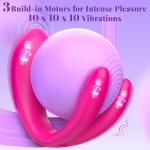 Wireless Remote control Wearable Massager Female 10 Vibration Massage for-Women