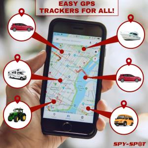 Used Spy Spot 4G Hard Wire Real Time GPS Vehicle Tracker - Black, 2 x 1.8 x 1 in