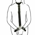 BDSM Bondage SM Kit Women Neck Collar Restraint Set Love Black Slave Hand Cuffs