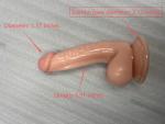 5.9 Inch Realistic Lifelike Big Real Dong Suction Cup Waterproof Women Toys
