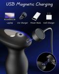 Cordless Prostate Massager Male Waterproof Remote-Vibrators
