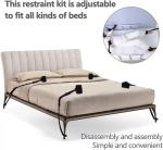 Patient Restraints w/ Quick Buckles, Wrist/Ankle Bed Belts (4 Pcs)