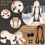 Bondage Bed Restraint Adjustable Neck to Thigh Restraints✨ Hand to Ankle Toys...