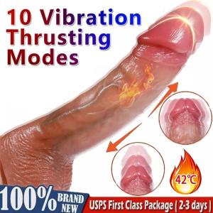 4IN1-Telescopic-Thrusting-Heating-Vibrator-Dildo-for-Women-Massage-Toy-Lubricant