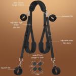 Bondage Bed Restraint Adjustable Neck to Thigh Restraints✨ Hand to Ankle Toys...