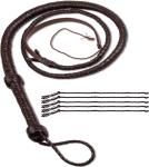 Indiana Jones Genuine Leather Brown 4 Ft, 6 Ft, 8 Ft, 10 Ft Bull Whip