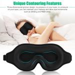 3D Travel Silk Eye Mask Sleeping Soft Padded Shade Cover Rest Relax Blindfold