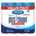 Sprayway Glass Cleaner 19 Ounce Pack of 4 Streak Free Shine - FREE SHIPPING