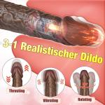 Dildo7 Inch Realistic Lifelike Big Real Dong Suction Cup Waterproof Women Toy