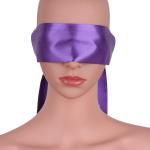 Cozy Feel Soft Multicolor Satin Blindfold Couple Game Love Cosplay mask 2 Pieces