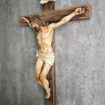 10 inch Handmade Wall Cross Realistic Crucifix INRI Jesus Christ Religious Deco