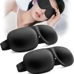 1/2 Pack Travel 3D Eye Mask Sleep Soft Padded Shade Cover Rest Relax Blindfold