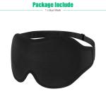 3D Travel Silk Eye Mask Sleeping Soft Padded Shade Cover Rest Relax Blindfold