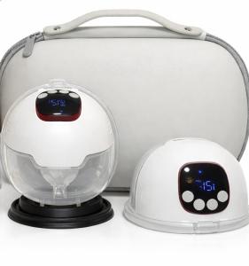 wearable Breast Pump, 2 pack w/case, smart 15 levels, hands free, discreet/quiet