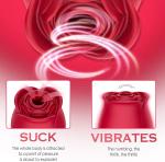 Silicone Rose Toy Clitoral Stimulator 10 Modes for Ultimate Pleasure Experience